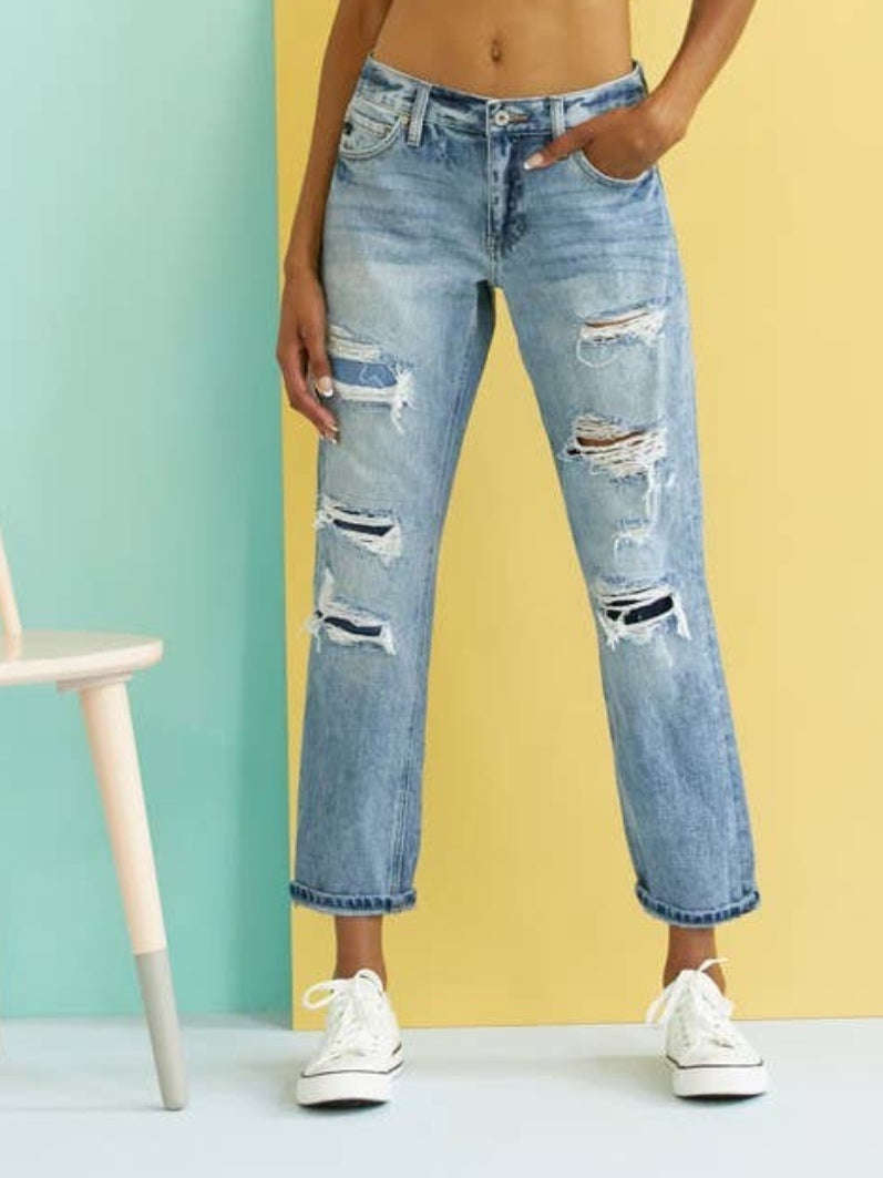 Nicola Boyfriend Jeans by Kancan