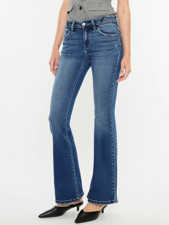 Melina Mid Rise Flare Jeans
