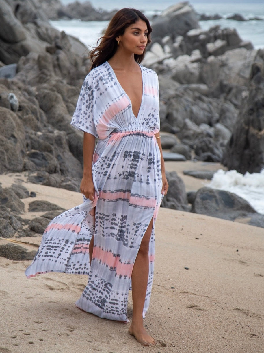 Amy Kimono Maxi Dress