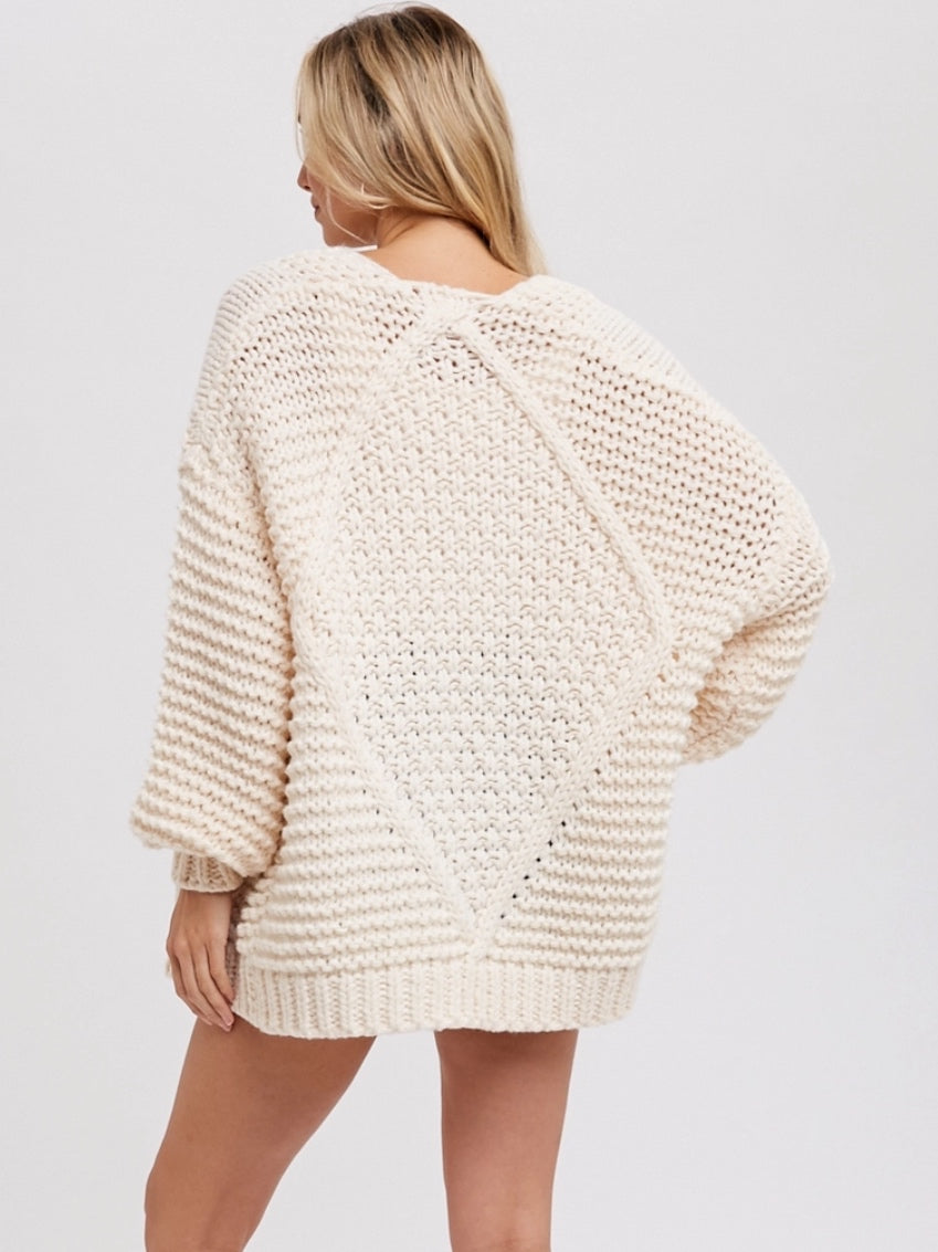 Chunky Cable Cardigan