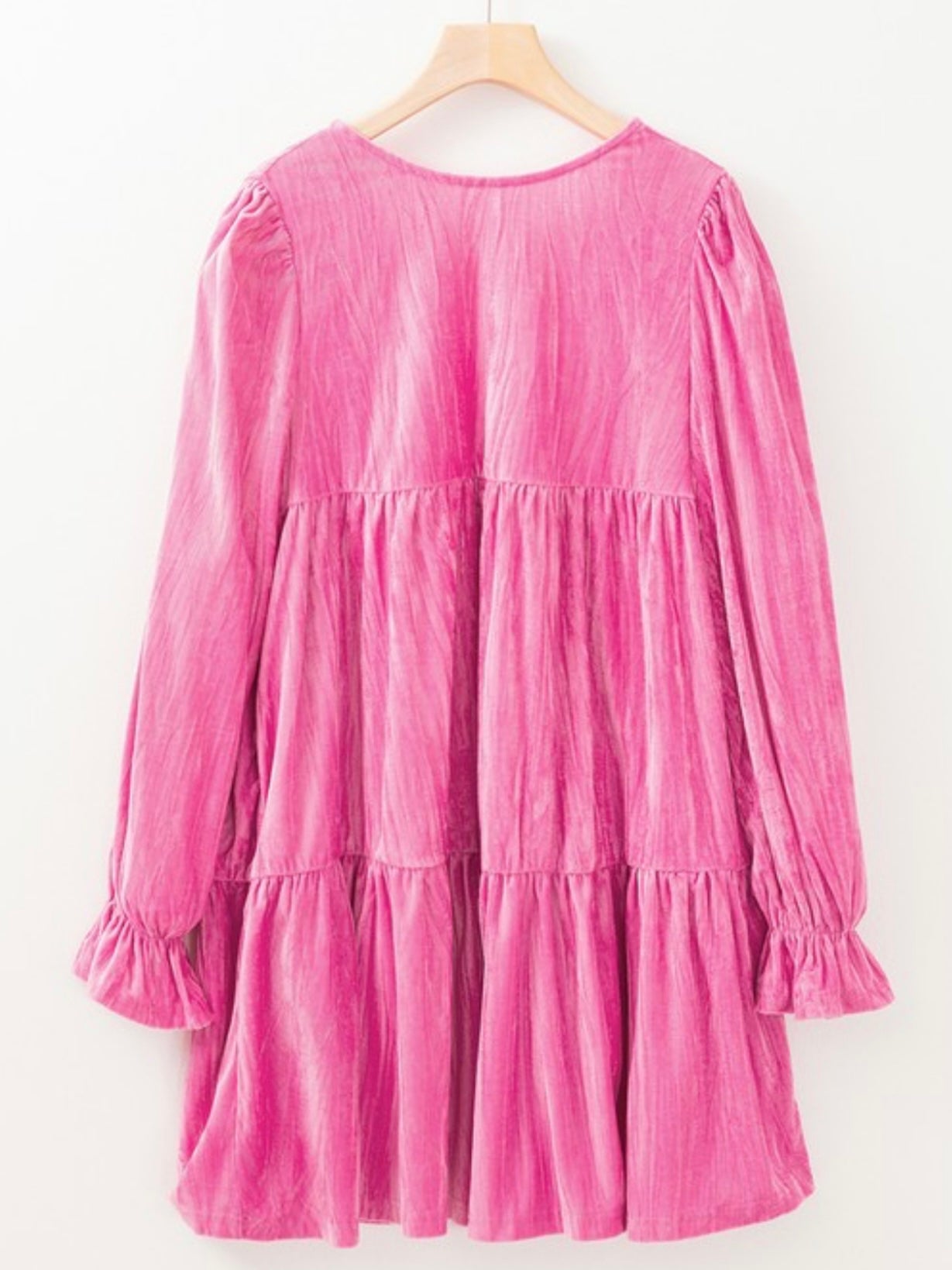 Rosette Velvet Bow Dress