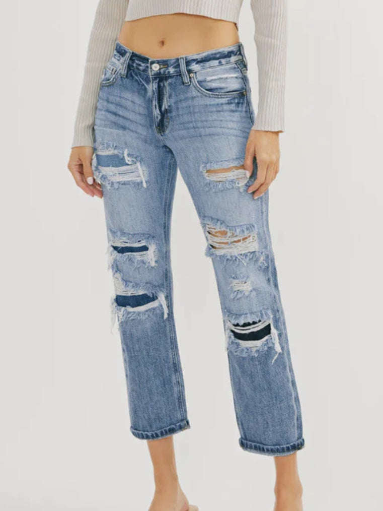 Nicola Boyfriend Jeans by Kancan