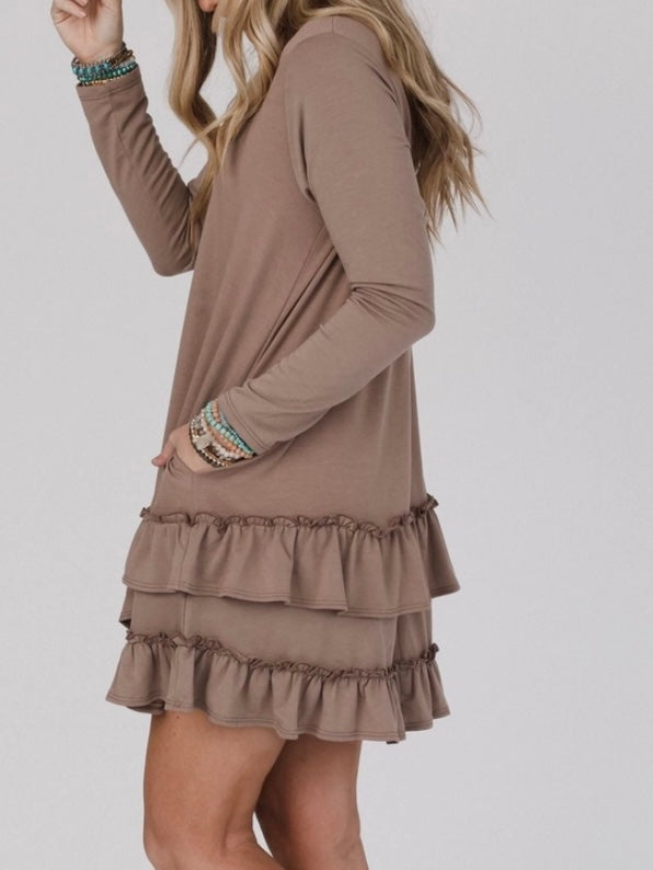 The Ruffled Hem Dress