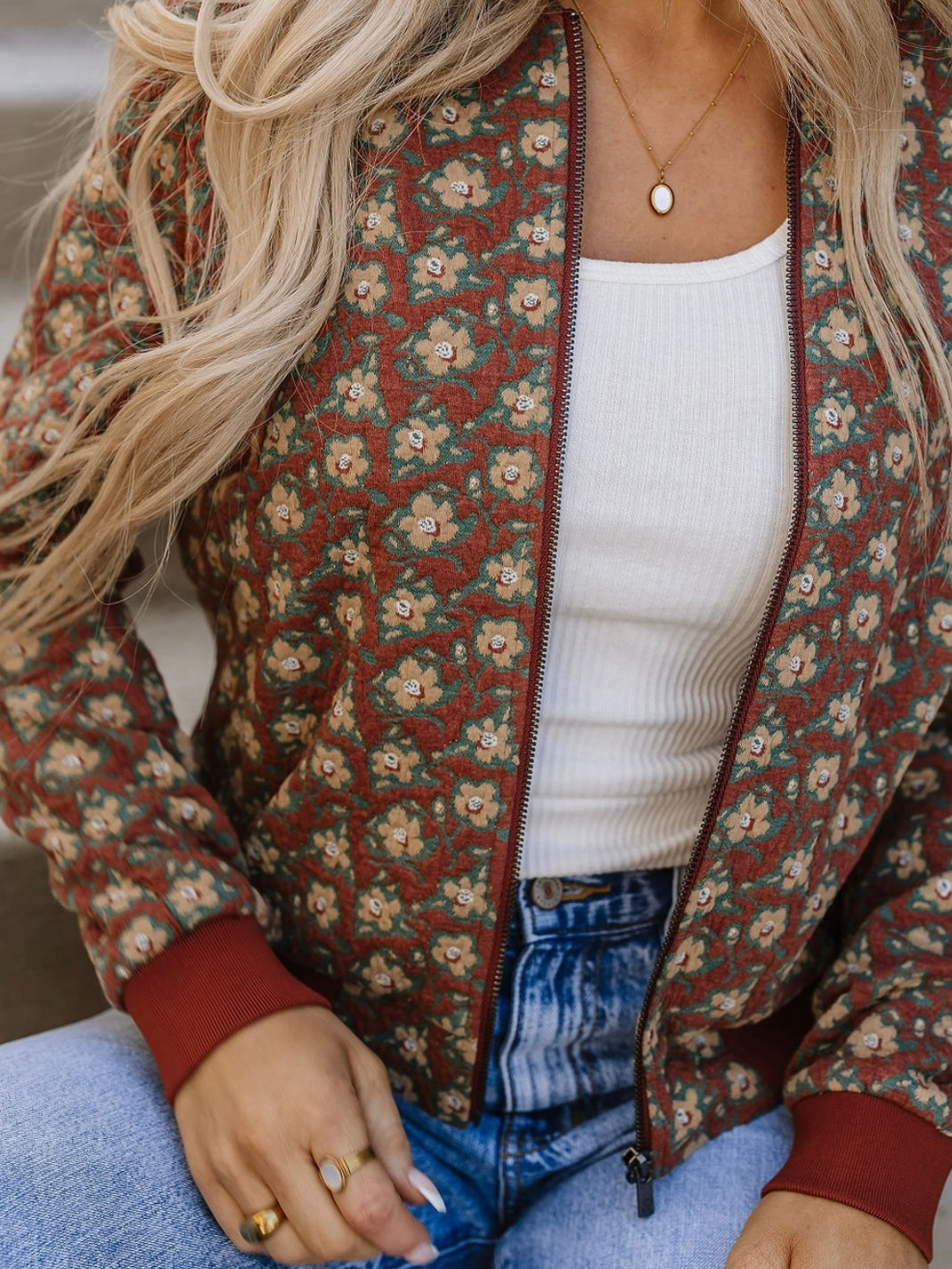 Citrus Flowerbomber Jacket