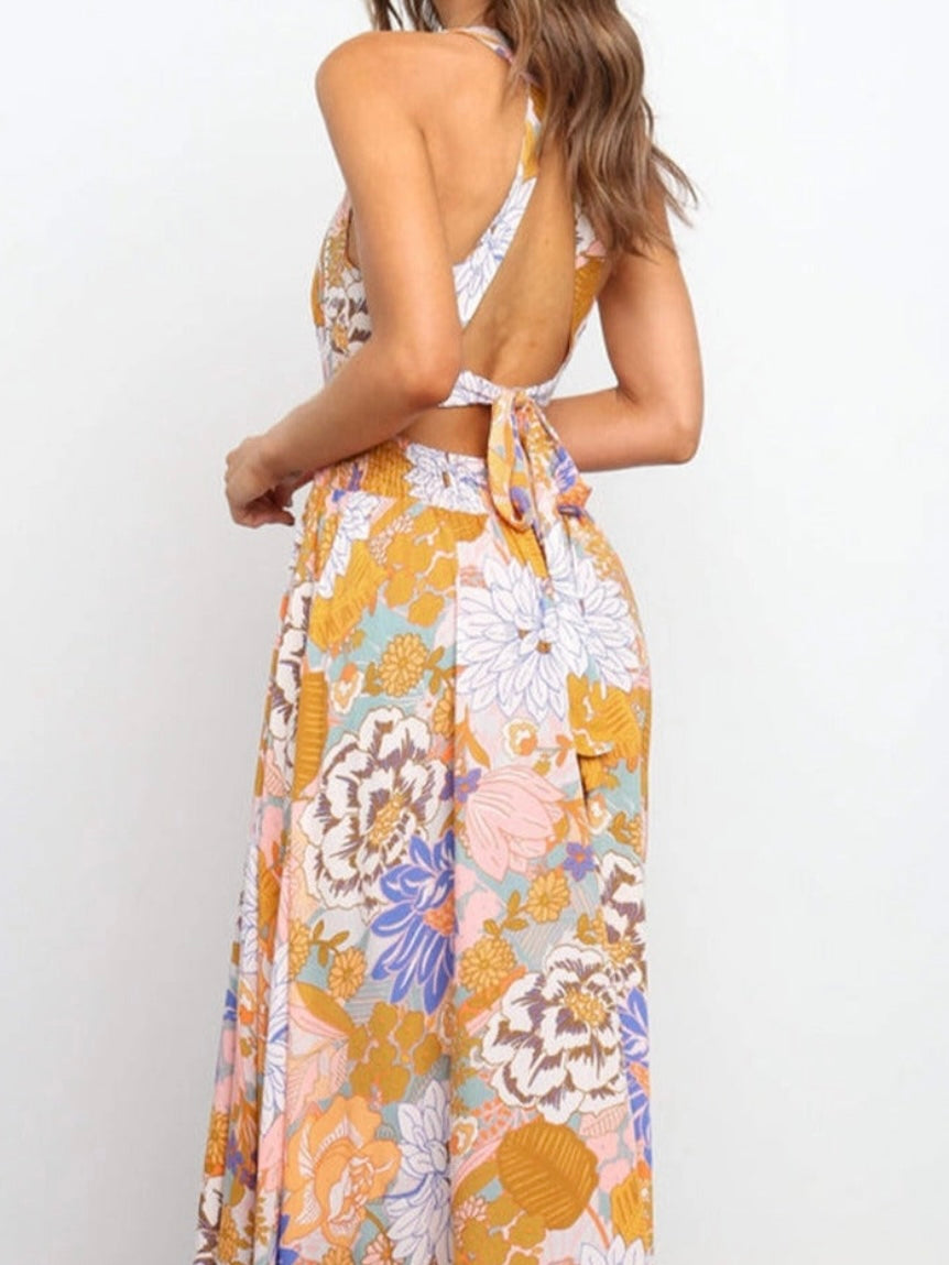 Tuscan Sun Tie Back Dress