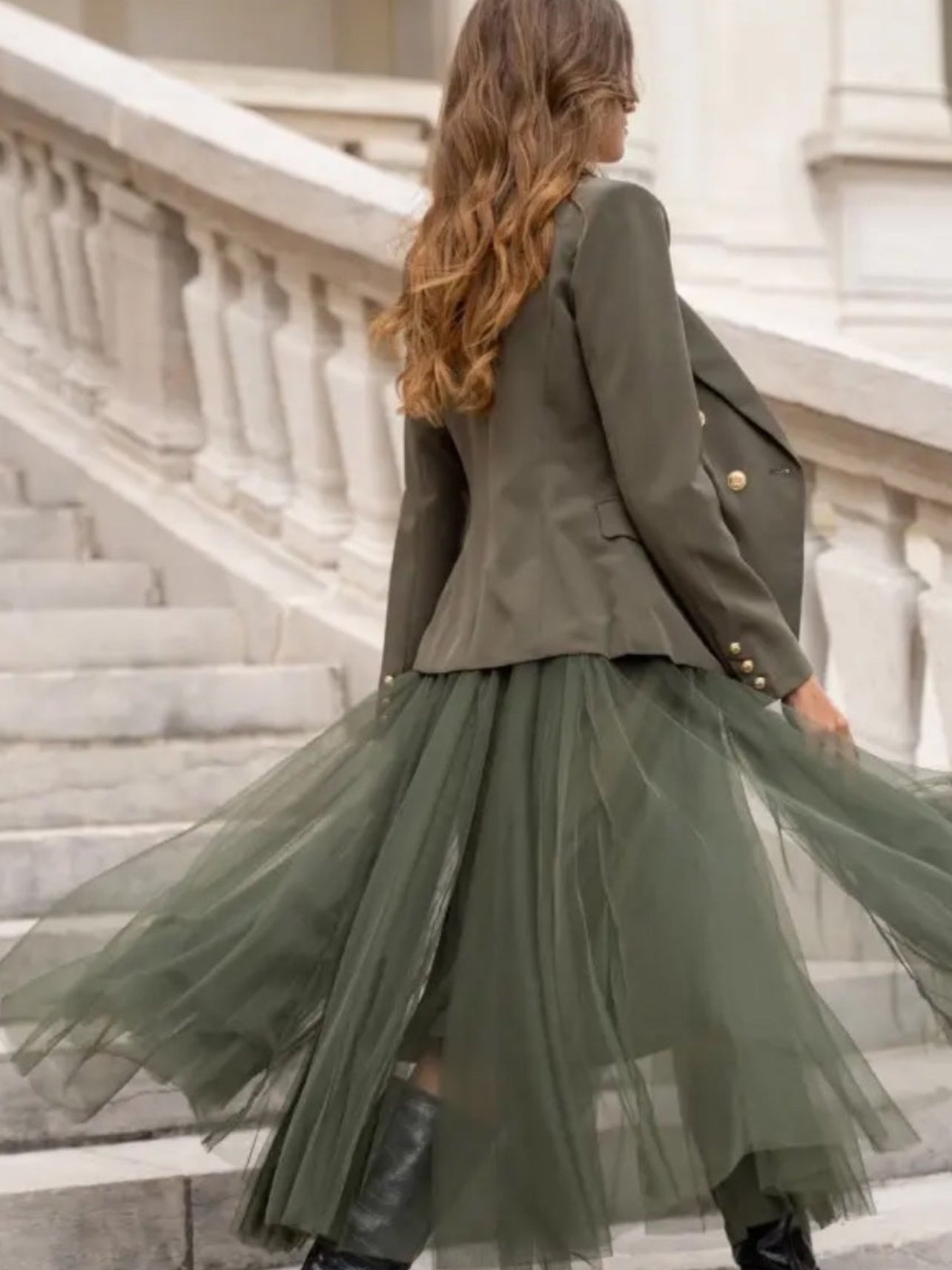 Tulle Olive Tutu Skirt