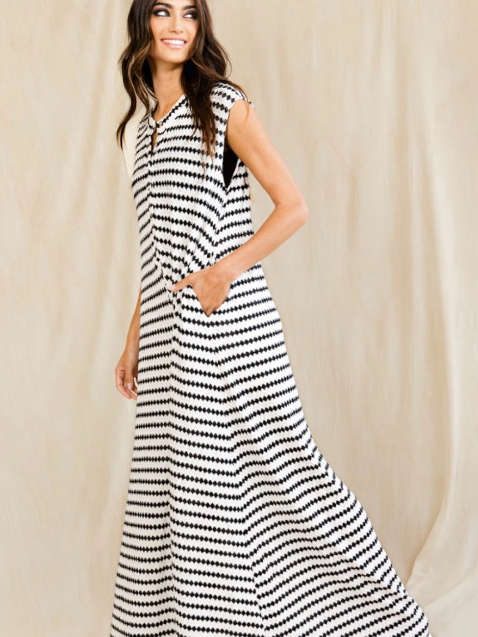 So Stripe Jumpsuit