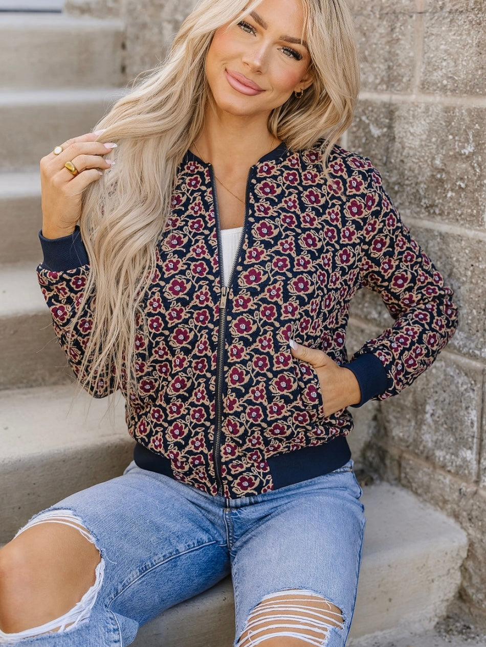 Magenta Flowerbomber Jacket