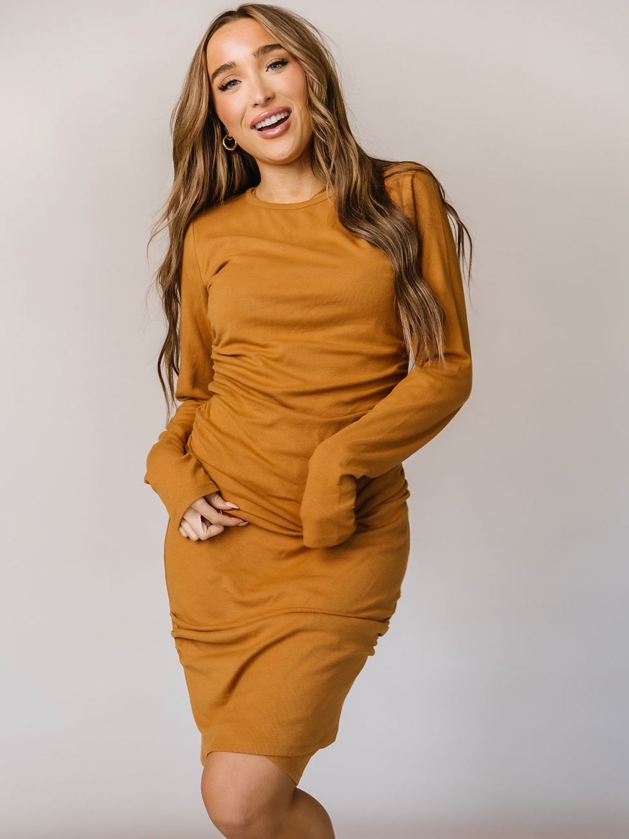 Better than Basics Dress {butterscotch}