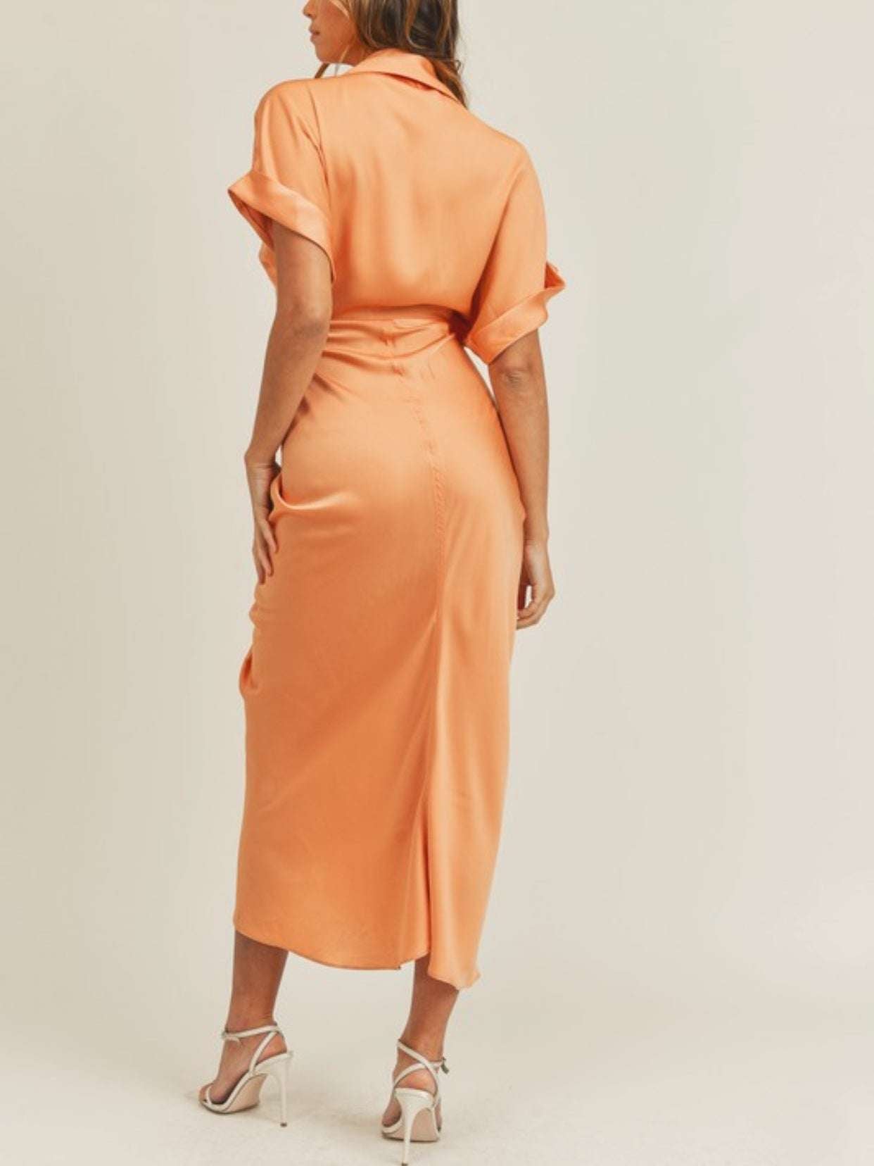 Tie Front Shirt Dress