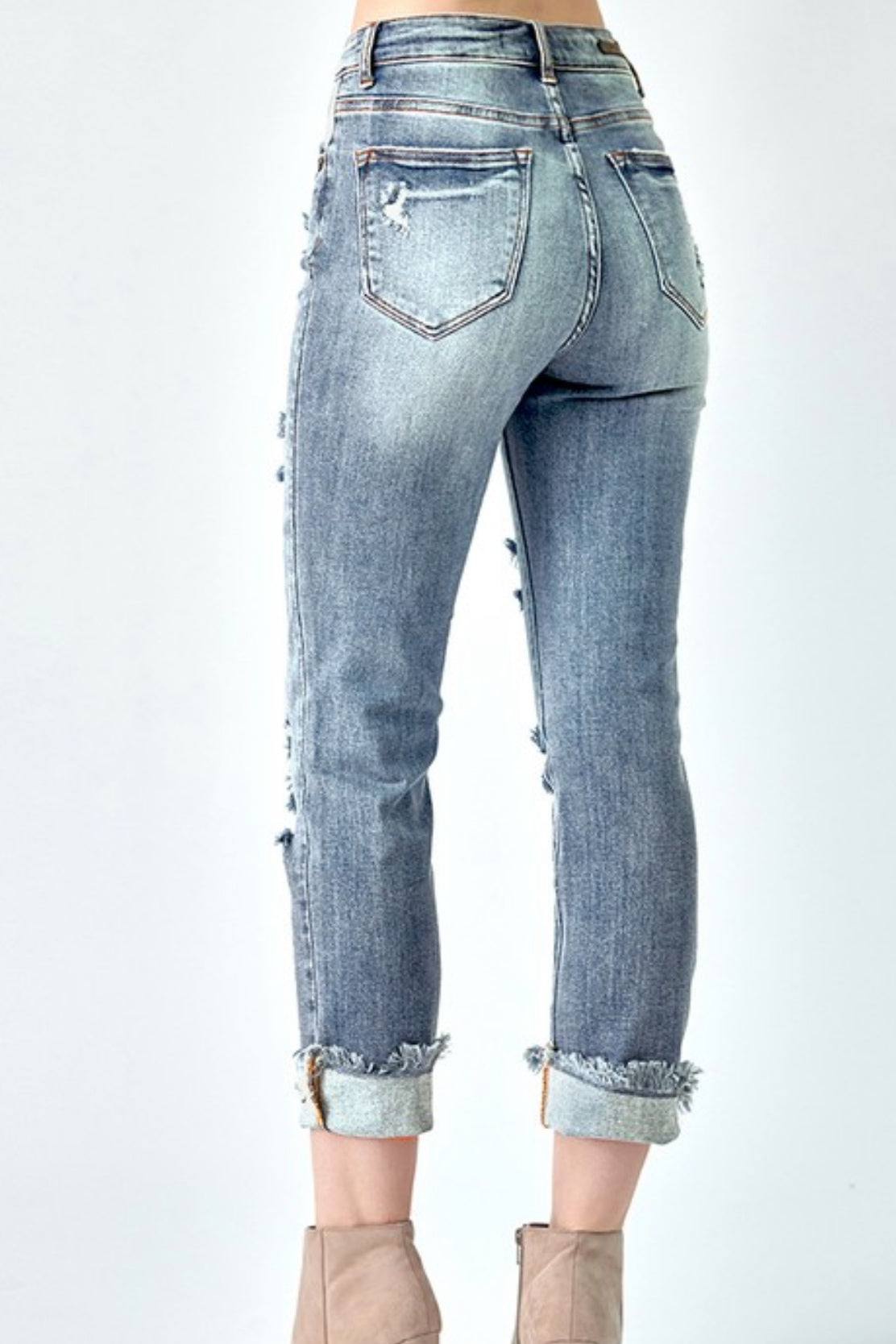 Turn It Up Distressed Jeans
