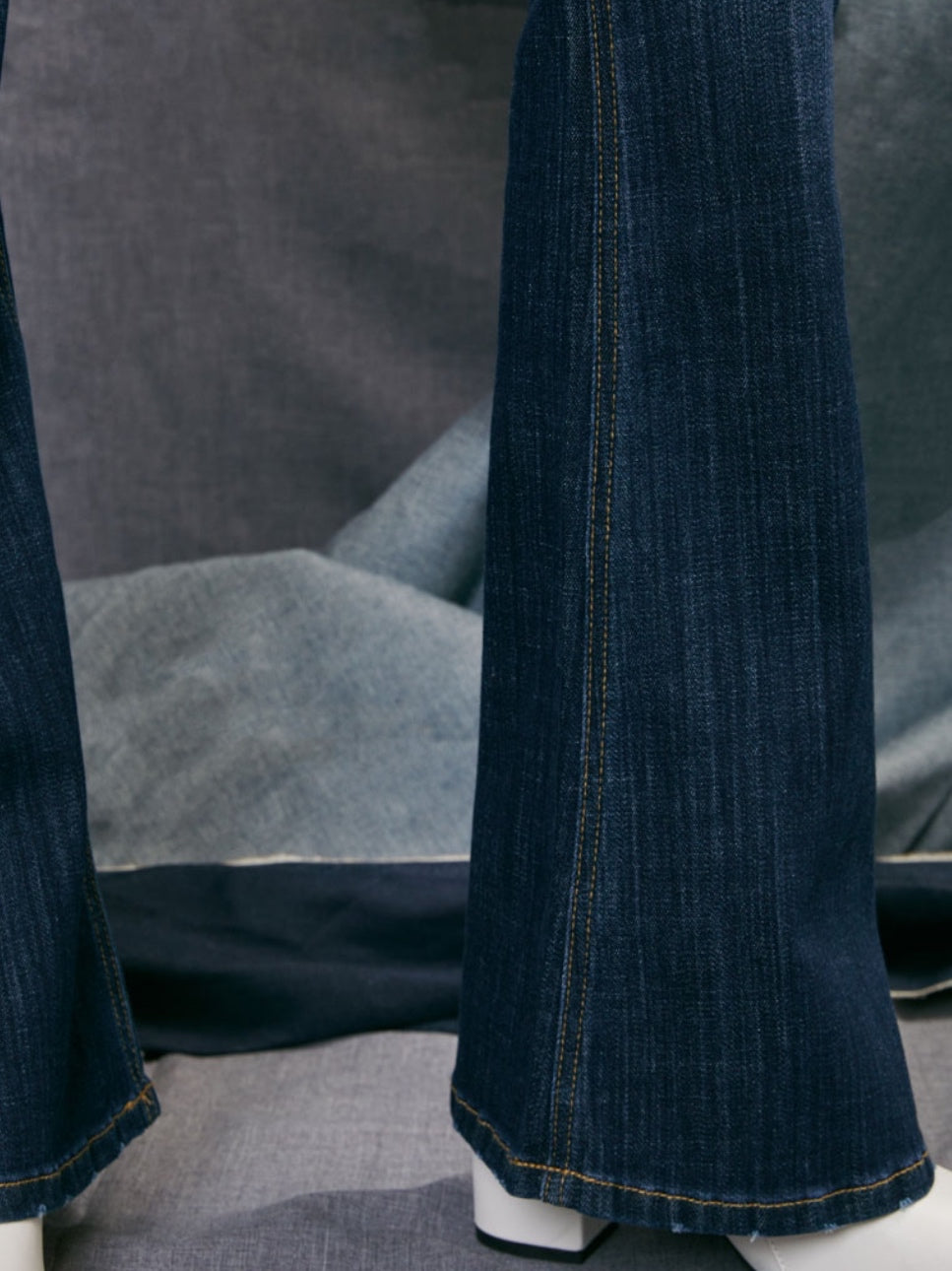 Celina Mid Rise Flare Jeans