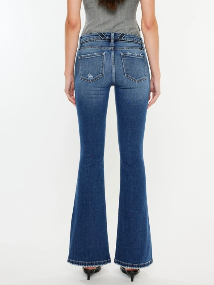 Melina Mid Rise Flare Jeans