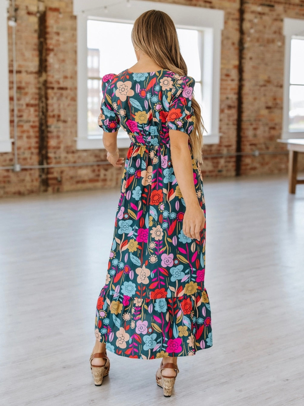 Vintage Vibe Maxi Dress