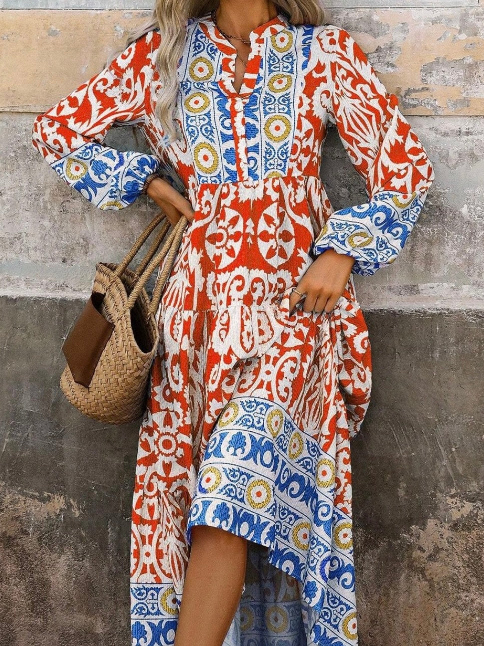 Spanish Boho Maxi Dress