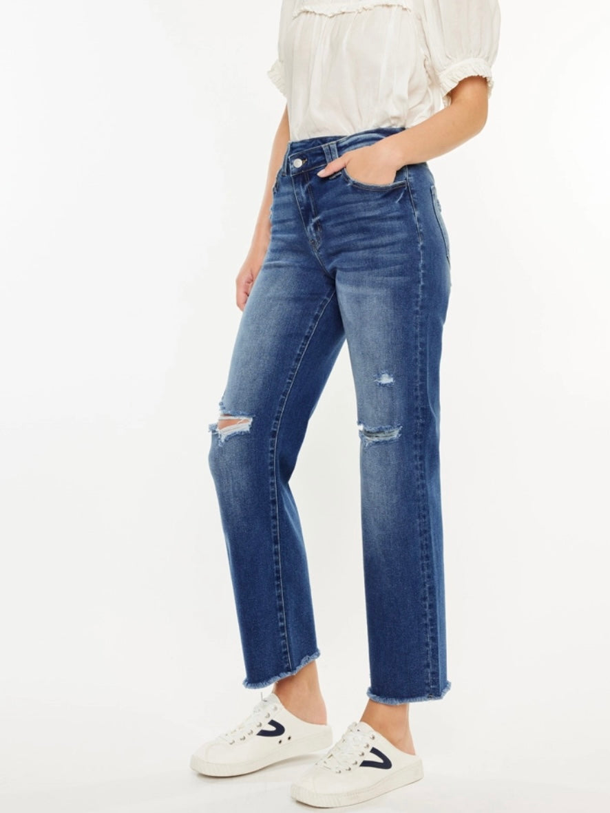 Cynthia Crossing Waist Jeans