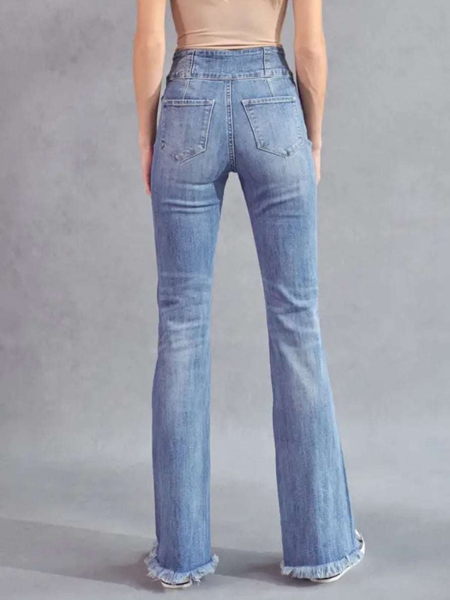 Miranda Triple Button Kancan Jeans