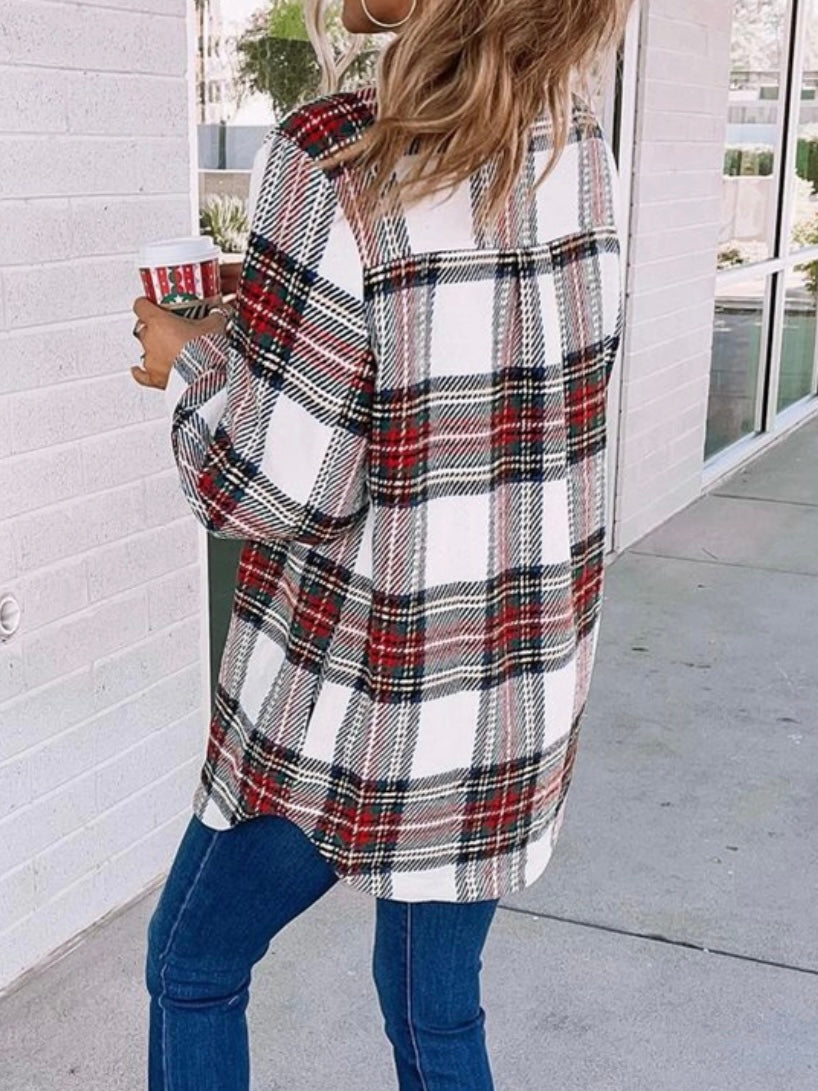 Plaid + Cozy Shacket
