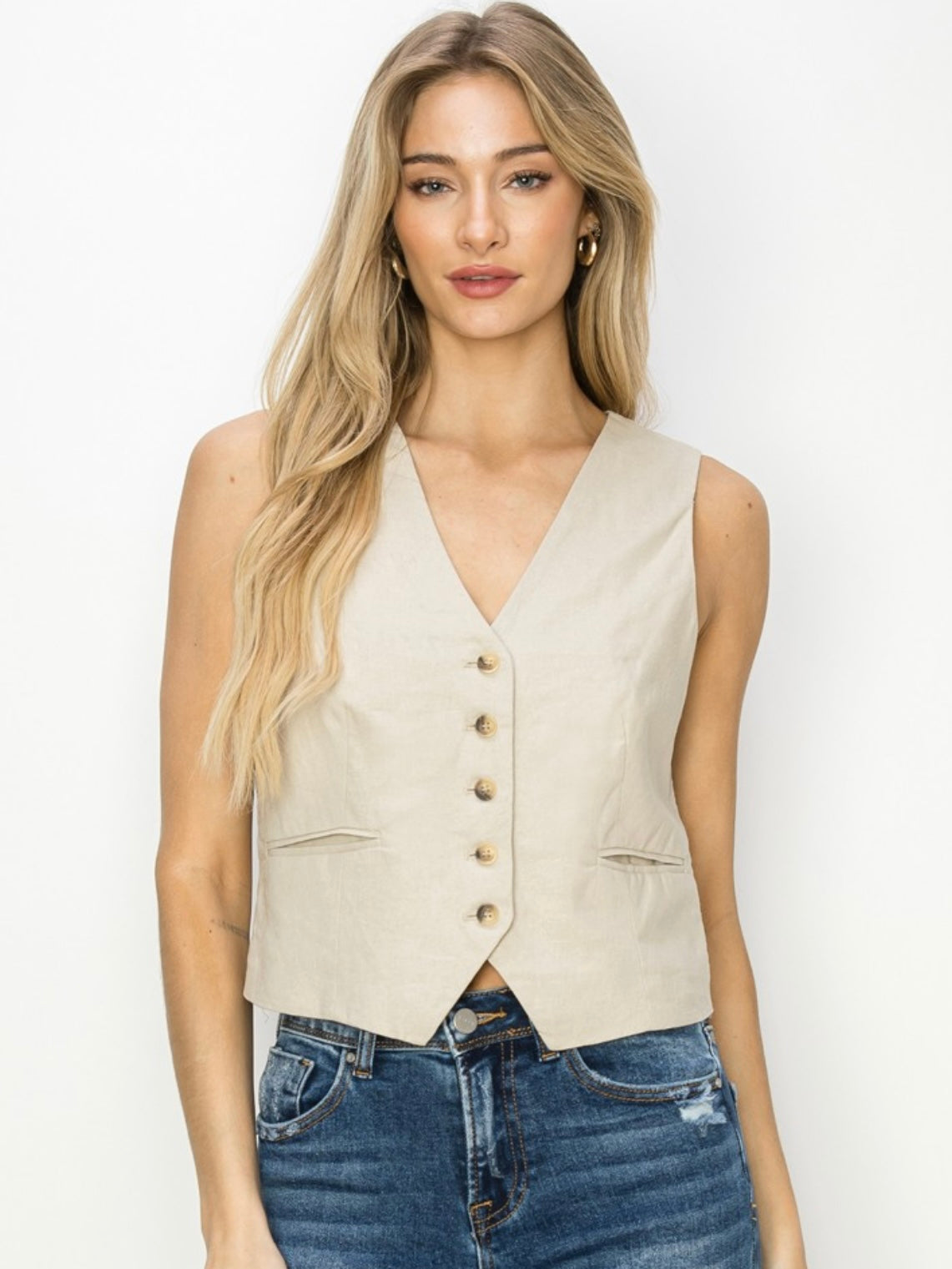 The Linen Vest