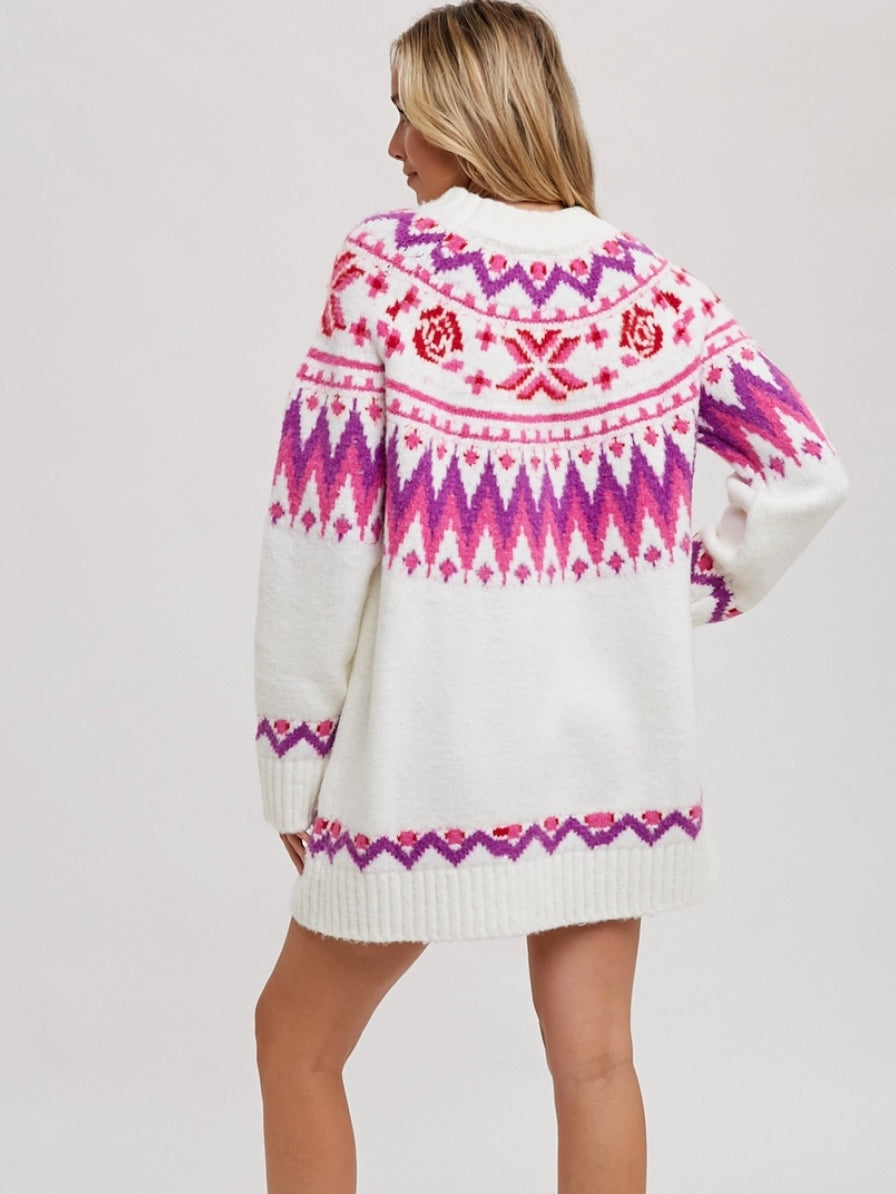 Ski Lodge Tunic Sweater